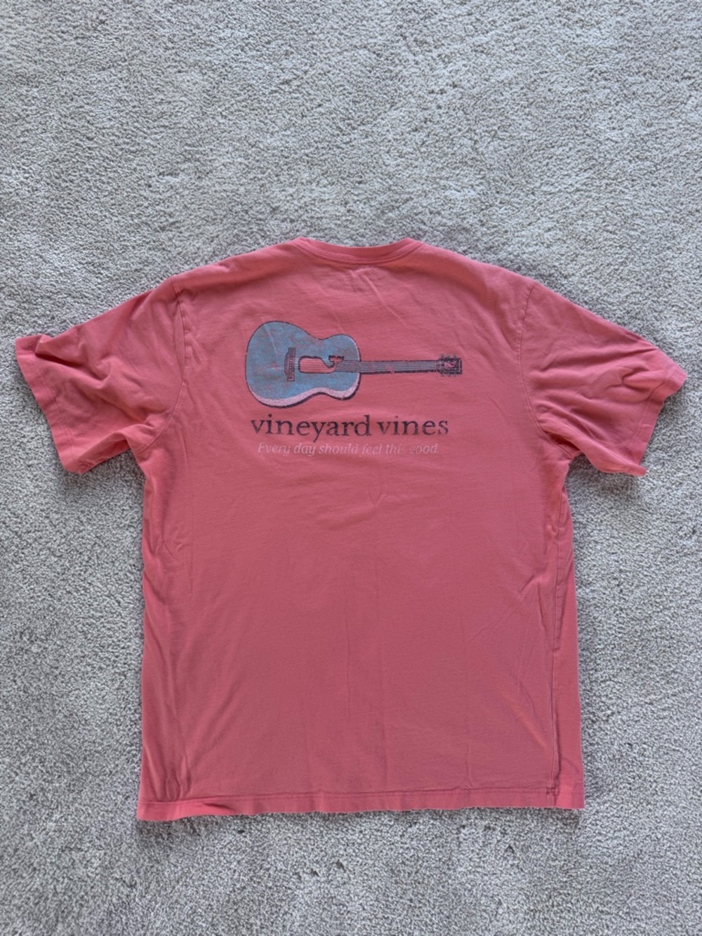 Vineyard Vines Men’s Coral Pocket Tee - Picture 5 of 5